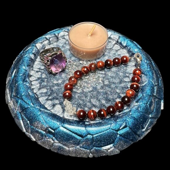 Neptune Twinkle Stone Edge Vanity Tray | Jewelry Tray | Trinket Tray - Picture 2 of 2